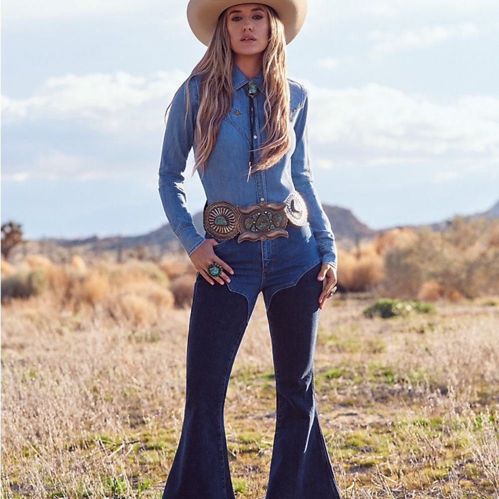 Wrangler X Lainey Wilson Chaps Bell Bottom Jeans